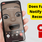 does facetime notify screen recording