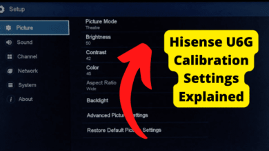 hisense calibration settings