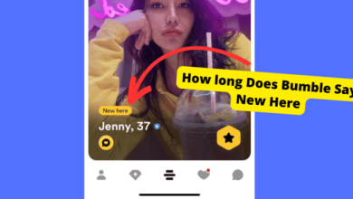 how long does bumble say new here