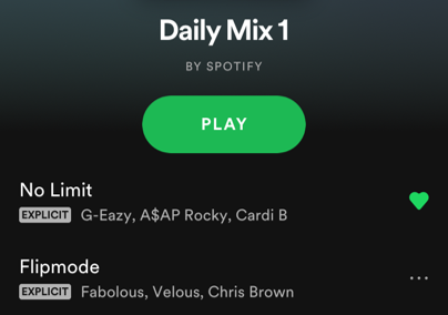 Spotify playlist