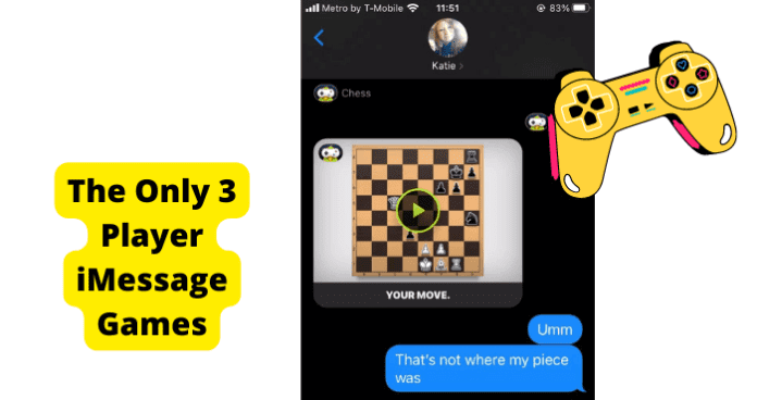 the only 3 player imessage games