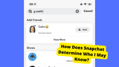 what does you may know mean on snapchat