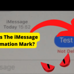 what is the imessage exclamation mark