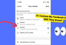 custom facebook story will they know