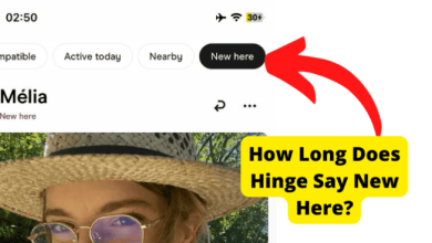 how long does hinge say new here