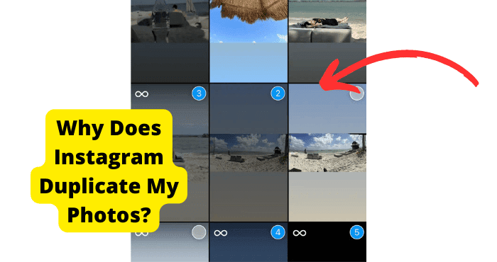 instagram duplicating multiple photos