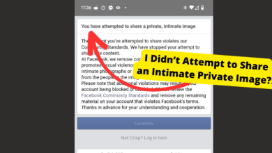 you have attempted to share an intimate image