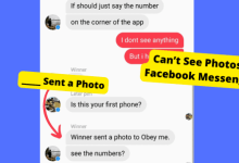 facebook messenger sent a photo